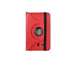 iLike Rotated Book Case for SAMSUNG GALAXY 7.0 TAB 3 LITE Raudona