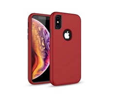 Dėklas iLike TelForceOne Nakładka Defender Solid 3w1 do Samsung A10 raudona