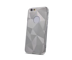 Dėklas iLike Samsung Galaxy A10 Geometric Shine case Sidabrinis