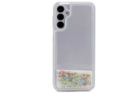 iLike Samsung Galaxy A34 5G Silikoninis dėklas Vanduo Glitter Rainbow
