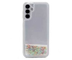 iLike Samsung Galaxy A34 5G Silikoninis dėklas Vanduo Glitter Rainbow