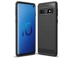 Dėklas iLike Samsung Galaxy Note 10 Pro Back Case CARBON Juodas
