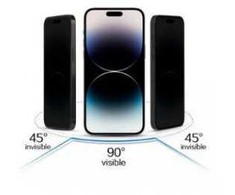 Toptel Topt Apsauginis stiklas Privacy Glass skirtas Samsung Galaxy S23 FE Juodas