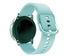 iLike Hurtel Silicone Apyrankė TYS band skirta Samsung Galaxy Watch 40 / 41 / 42 / 43 / 44 mm - turquoise