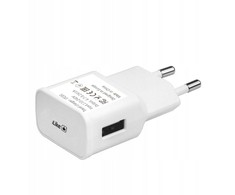 iLike ITC01 USB 1A Ligzdas Universāls lādētājs visām mobīlajām un Mājas elektronikas ierīcēm 4.7-5.2V Balts