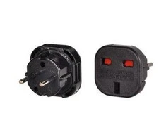 iLike Charger adapter – England-Poland – juodos spalvos