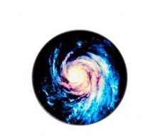 iLike Universal Pop Holder Cosmos Juodas Mėlyna