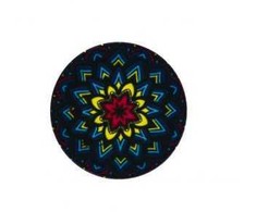 iLike Universal Pop Holder Hypnotic Juodas Geltona