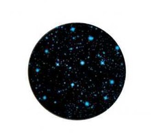 iLike Universal Pop Holder Stars Juodas Mėlyna