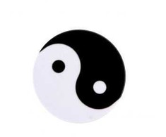 iLike Universal Pop Holder Yin Yang Juodas Baltas