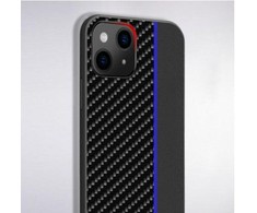 Dėklas iLike Xiaomi Redmi 9C / 10A Tel Protect CARBON Case Juodas Mėlyna