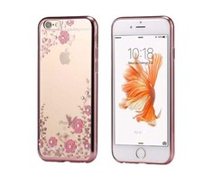 Dėklas iLike Xiaomi Xiaomi Redmi Note 8 / Redmi Note 8 2021 Back Case FLOWER Rose Gold
