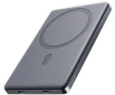 Powerbank Joyroom JR-PBM08 5000mAh 20W su belaidžiu įkrovimu – pilkos spalvos