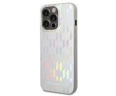 Dėklas Karl Lagerfeld Karlas Lagerfeldas KLHCP14LLGMMSV3 iPhone 14 Pro 6.1 "kietasis sidabrinis / sidabrinis monograma