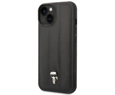Karl Lagerfeld Quilted Puffy Ikonik Piin - dėklas skirtas Apple iPhone 14 Juodas