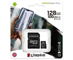 Atminties kortelė Kingston microSDXC Canvas Select Plus 128GB