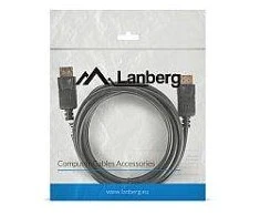 LANBERG DisplayPort M/M laidas 0,5m 4K juodas