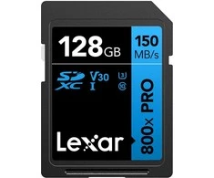 Lexar | Atminties kortelė | Professional 800x PRO | 128 GB | SDXC | Flash atminties klasė UHS-I