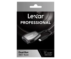 Lexar Pro USB-C dviejų lizdų skaitytuvas