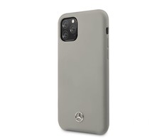 Mercedes-Benz Apple iPhone 11 Pro Liquid Silikoninis dėklas Pilkas