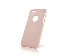 Mercury Soft feeling Super Thin TPU Matinio paviršiaus galinio dangtelio dėklas, skirtas Samsung G955 Galaxy S8 Plus Rožinė smėlio