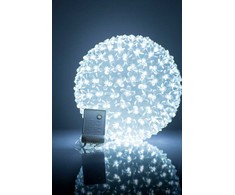 iLike Oświetlenie N/A Kula su kwiatami 465 200LED D-20cm Baltas (15128)