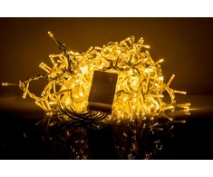 Dekoracja świąteczna iLike iLike LED Rain RS-500 500LED 19m Warm Baltas