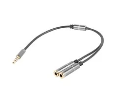 Genesis NATEC NKA-0729 aukščiausios kokybės 4 PIN ausinių adapteris, skirtas PS4 kompiuteriui