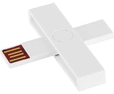 Pluss Id +ID Smart Card Reader baltas, BLISTER