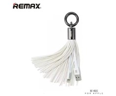 Remax RC-053m dizaino raktų pakabuko žiedas su mikro ir USB duomenų ir įkroviklio laidu Baltas