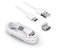 EP-DR140AWE Samsung USB-C kabelis 0.8m baltos spalvos (Bulk)