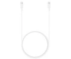 EP-DX310JWE Samsung USB-C/USB-C duomenų kabelis 3A 1.8m baltos spalvos (Bulk)
