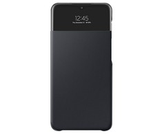 Dėklas EA426PBE Smart S View dangtelis, skirtas Samsung Galaxy A42 (5G) (Juodas)