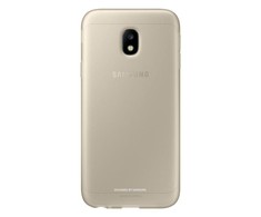 Samsung Galaxy J3 (2017) silikoninis dėklas (Auksinis) AJ330TFEG 