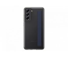 XG990CBE skaidraus dirželio dėklas, skirtas Samsung Galaxy S21 FE Tamsiai pilka (tamsiai pilka)