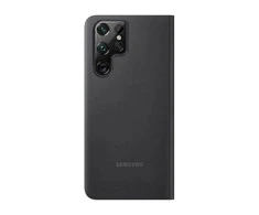Dėklas NS906PBE Smart LED vaizdo dangtelis, skirtas Samsung Galaxy S22 Plus Juodas (Juodas)