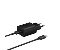 Samsung TA800XBE Travel Greitas įkroviklis Type-C į Type-C 25W, 1m (Juodas)