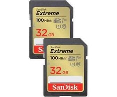 Atminties kortelė SanDisk Extreme SDHC SDSDXVT-032G-GNCI2, 32GB