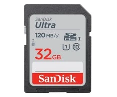 SanDisk Extreme PLUS 32 GB SDHC atminties kortelė + 2 metai RescuePRO Deluxe iki 100 MB/s ir 60 MB/s skaitymo / rašymo greitis, UHS-I, 10 klasė, U3, V30, EAN: 619659189433