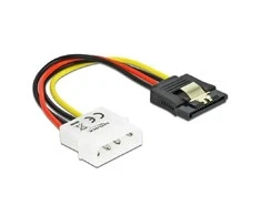 DELOCK Cable Power SATA HDD > 4 kontaktų vyriškas su metaliniu segtuku - tiesus