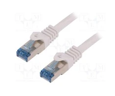 LOGILINK CQ4111S LOGILINK - Cat.6A Patch kabelis pagamintas iš Cat.7 neapdoroto kabelio, baltas, 20m