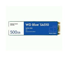 SPEED SSD vidinis kietasis diskas SSD WESTERN DIGITAL Mėlyna SA510 500GB M.2 SATA 3.0 Rašymo greitis 510 MBytes/sec Skaitymo greitis 560 MBytes/sec 2.38mm TBW 200 TB MTBF 1750000 hours WDS500G3B0