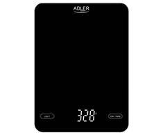 Virtuvinės svarstyklės Adler | Virtuvės svarstyklės | AD 3177b | Didžiausias svoris (talpa) 10 kg | Juodas