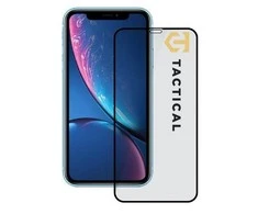 Tactical apsauginis stiklas Shield 5D skirtas Apple iPhone 11/XR su juodos spalvos krašteliu