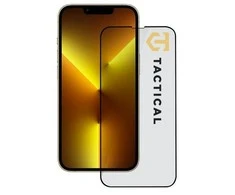 Tactical apsauginis stiklas Shield 5D skirtas Apple iPhone 13 Pro Max/14 Plus su juodos spalvos krašteliu