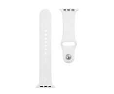 Tactical 499 silikoninė apyrankė skirta Apple Watch 1/2/3/4/5/6/7/8/9/SE 42/44/45mm baltos spalvos
