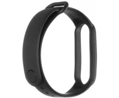 Tactical Išmaniosios apyrankės Xiaomi Mi Band 5/6 silikoninis dirželis, Juodos spalvos