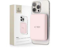 Tech-Protect PB11 LifeMag MagSafe powerbank 10000MAH rožinės spalvos