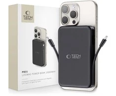 Tech-Protect PB31 LifeMag MagSafe powerbank 10000MAH juodos spalvos