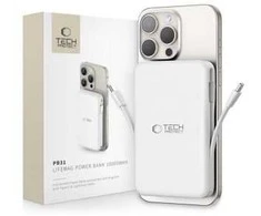 Tech-Protect PB31 LifeMag MagSafe powerbank 10000MAH baltos spalvos